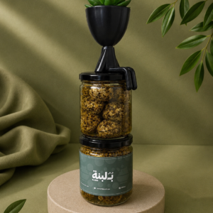 كرات اللبنة بالزعتر
