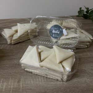 سمبوسة محشيه بخلطة لبنة